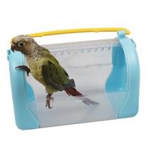 Bird cage out convenient bird bag small transparent out box mini cage outer cage plastic cage small parrot cage