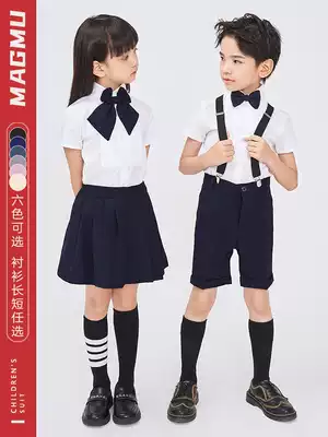 Children's suit vest baby bag pants suit handsome British boy dress flower girl catwalk performance summer three-piece suit