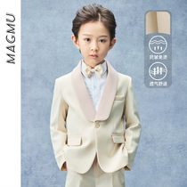 Childrens suits suit boy host gown gown Ssuit boy Western suit boy autumn winter new handsome piano to play out