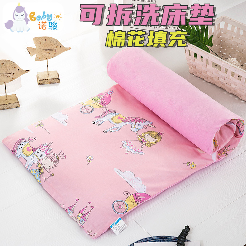 Children's kindergarten mattress nap cotton mattress newborn baby small mattress mattress pad is removable by baby washable quilt