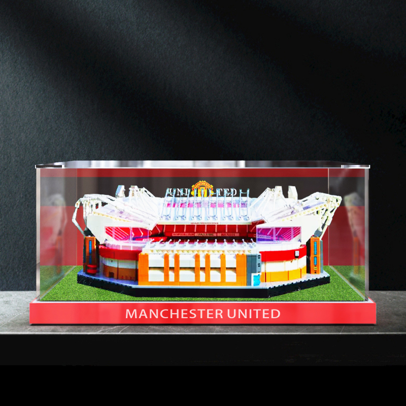 Virtuous Moon Acrylic Racks suitable for Lego 10272 Manchester United home Old Trafford Stadium transparent dust-proof
