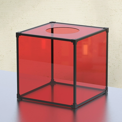 Yayli Draw Box Размер, прозрачный Creative Fun Fun 30cm открывающаяся лотерейная коробка, Douyin, та же модель, 40 -сантиметровый логотип Cake Box Company Conference Conference Conference Box Crafle Box