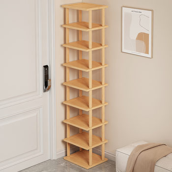 Shoe rack household door multi-layer indoor narrow