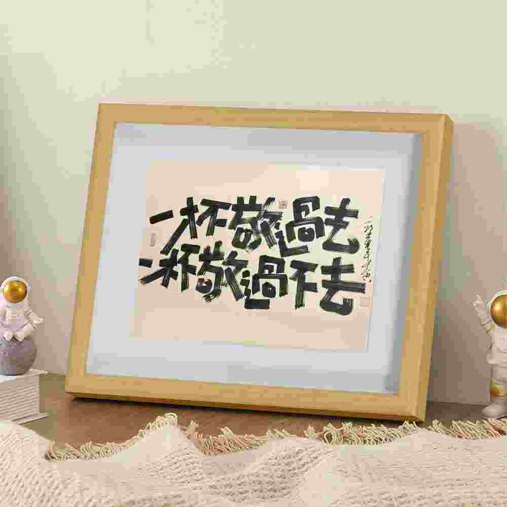 Hollow wooden photo frame table 56 7 8 10 A4 12 inch photo wall photo frame hanging wall picture frame