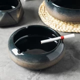 Креативная пепельница, большая китайская ретро-коммерческая керамическая пепельница с защитой от летучей пепла, офисная пепельница для отеля, персонализация