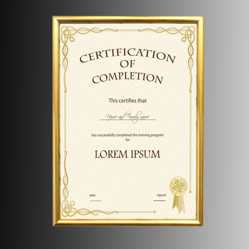 Business license box a3 hang wall a4 honor certificate of gold medical tobacco documents photo frame plastic wood