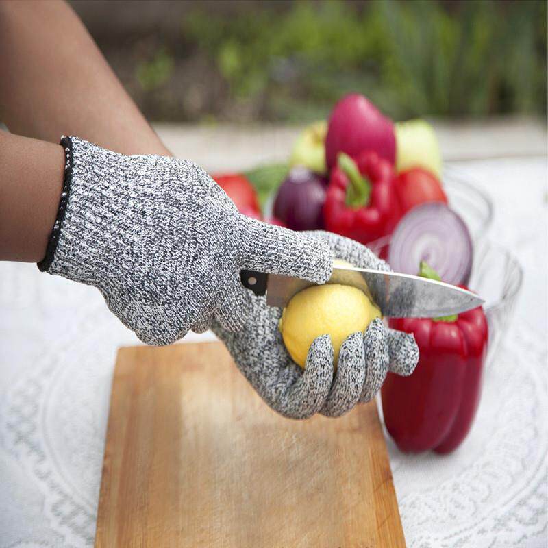 Spot Kitchen Five Level Anti-Cutting Spurs PE Gardening Grab Crab Slaughtering Anti-Cutting Wear Resistant Industrial Protective Gloves-Taobao