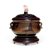 LOT20 Copper Glazed Double-Ear Stove (Private Session)