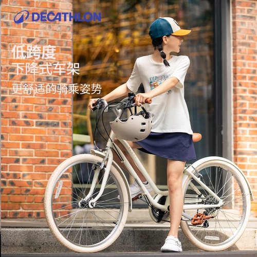 Decathlon, детский детский велосипед с тормозной системой, подходит для подростков, 20 дюймов, 6-12 лет