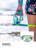 Decathlon, детское снаряжение для снорклинга, маска, комплект, дыхательная спортивная трубочка, дайвинг