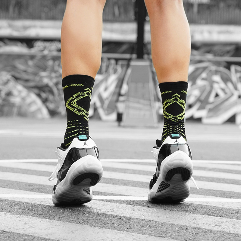 ACE comprehensive UZIS basketball socks men's high tube elite socks Sports stockings professional combat tide socks []