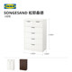 IKEA IKEA Satsu Sanddou Cabinet Locate Cabinet Cabinet Six Dipper Cabinet Cabinet bedroom Storage Cabinet Cabinet Cabinet Cabinet