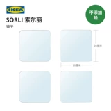 Ikea, самоклеющееся зеркало для спальни, комплект