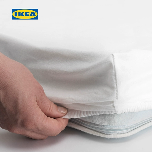 Ikea, матрас, белая современная детская простыня, 60x, простой и элегантный дизайн