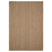 Плоский тканый ковер натуральный цвет 120x180 см