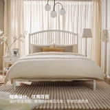 Каркас кровати ИКЕА ТИССЕДАЛЬ, простая маленькая квартира, домашняя кровать, мебель ИКЕА, кровать в стиле Ваби-Саби