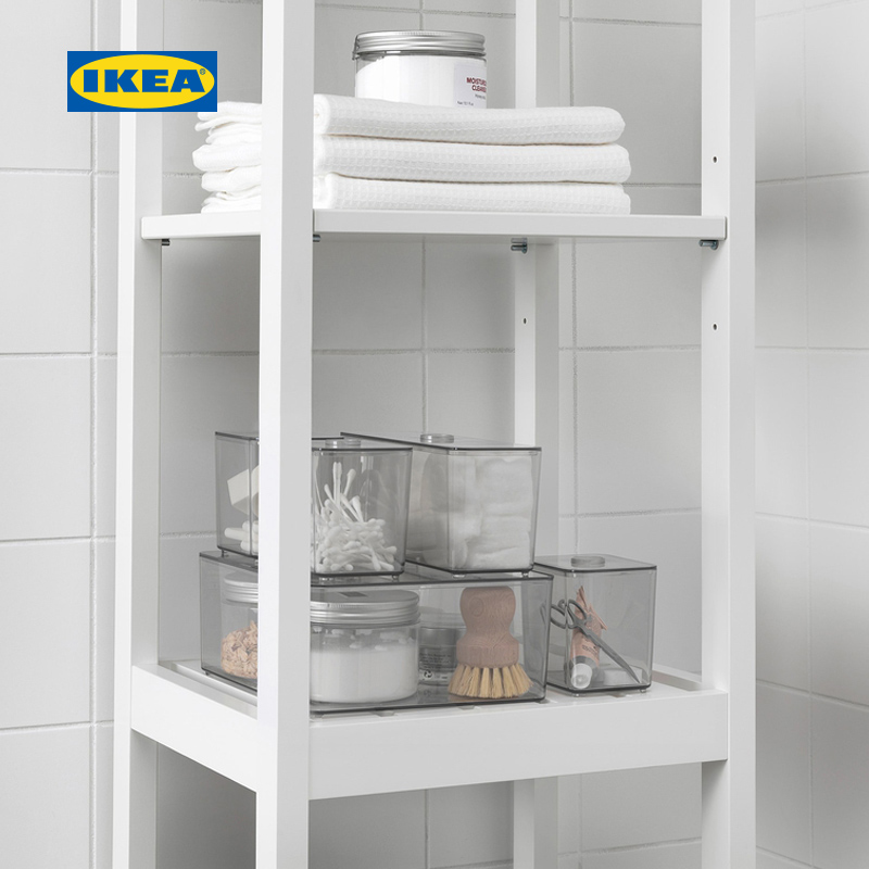 IKEA IKEA GODMORGON Goodmo storage box with cover 5-piece set Nordic cosmetics classification storage box