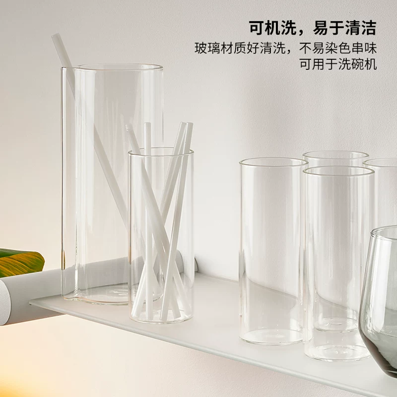 Стакан для воды IKEA IKEAMBLIXT Wangbuli прозрачный виноградный для дома, напитки, простой сдержанный Nordic