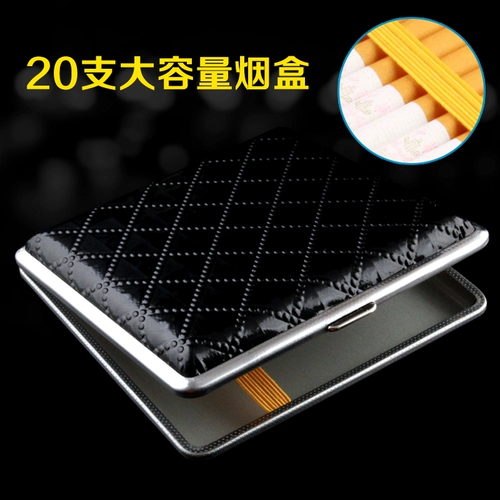 Портативный ультратонкий портсигар, креативная металлическая коробка из нержавеющей стали