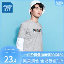 Real Visas Mens Colorful Alphabet Printed T-shirt Summer Mens Compassionate Minima Round Collar for short sleeve blouses