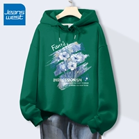 Темно -зеленый - ZWS Blue Miful Painting [320G тяжелый хлопок]