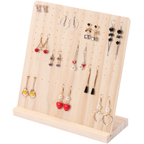 Earrings Show Shelf Solid Wood Assembled Jewelry Display Board Home Ear Nail Rack Jewelry Ornament Display Containing Shelf