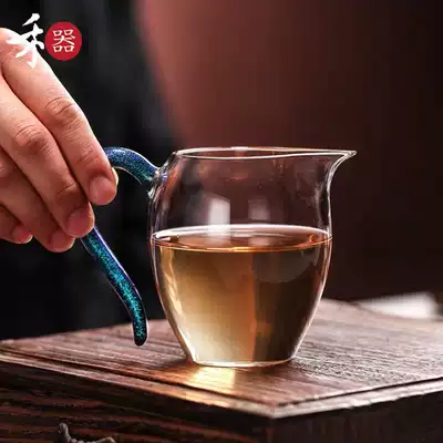 Taiwan Wechuang Cup heat-resistant glass handmade tea divider Tea Sea and Jigong Cup is comparable to the slow Hall Cup