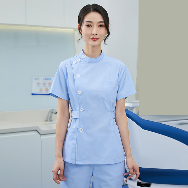 Nurse's suit Women's long short sleeve suit Doctors wear cosmetic surgery Cosmetic Dentistry Oral Physician Workwear High-end Customisation