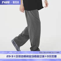 (F426 official store)Tide brand couple summer breathable vertical stripe trousers thin section loose national tide casual trousers