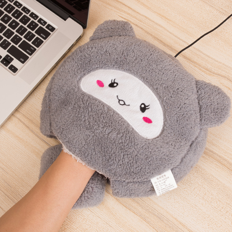 USB Heating Mouse Pad Fever Cartoon Number Notebook Usb Warm Hands Cartoon Computer Keyboard Mat Girls Office