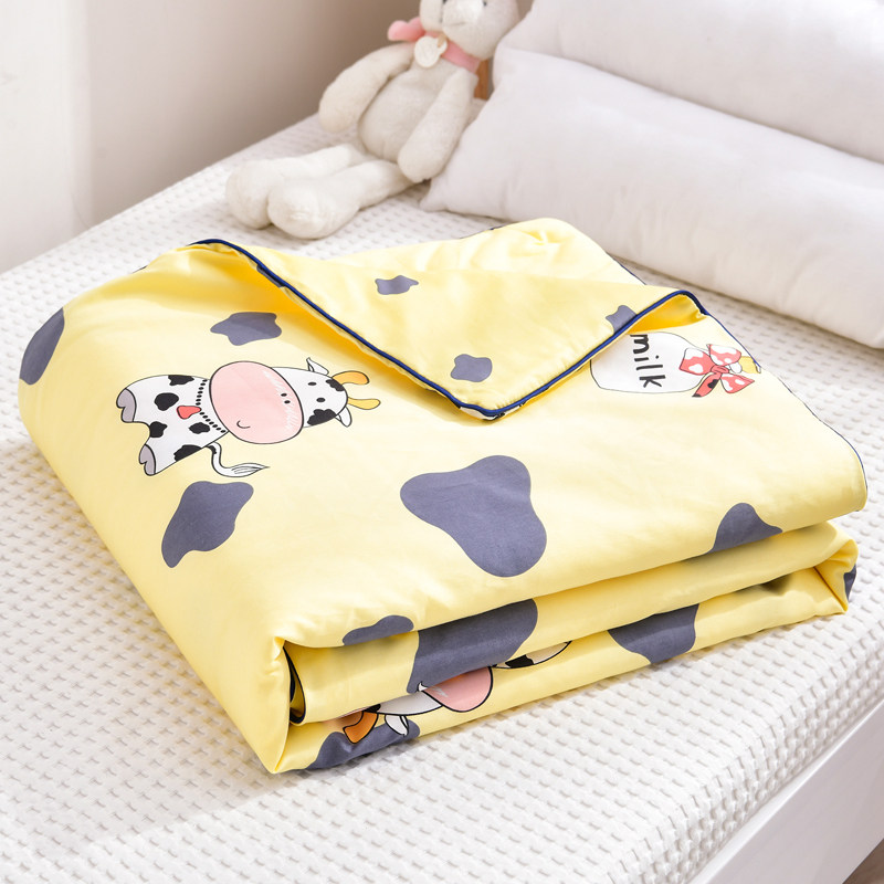 Class A pure cotton 60S All cotton air conditioning by summer and quilt by baby Summer quilted by baby with small quilt washable thin-Taobao