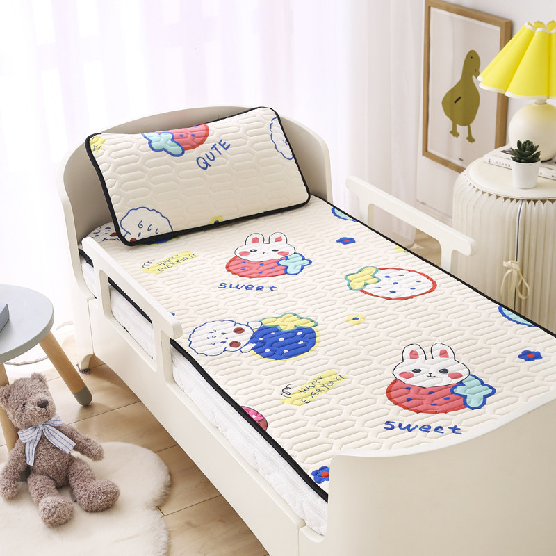 Children's latex mat Baby air conditioning mat Two-piece summer kindergarten nap mat Non-slip washable soft mat