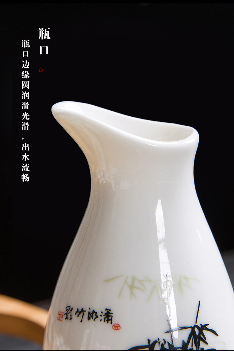 Ликер Cup 创意家用日式陶瓷酒具白酒杯套装分酒器酒壶仿古小酒盅烈酒一口杯