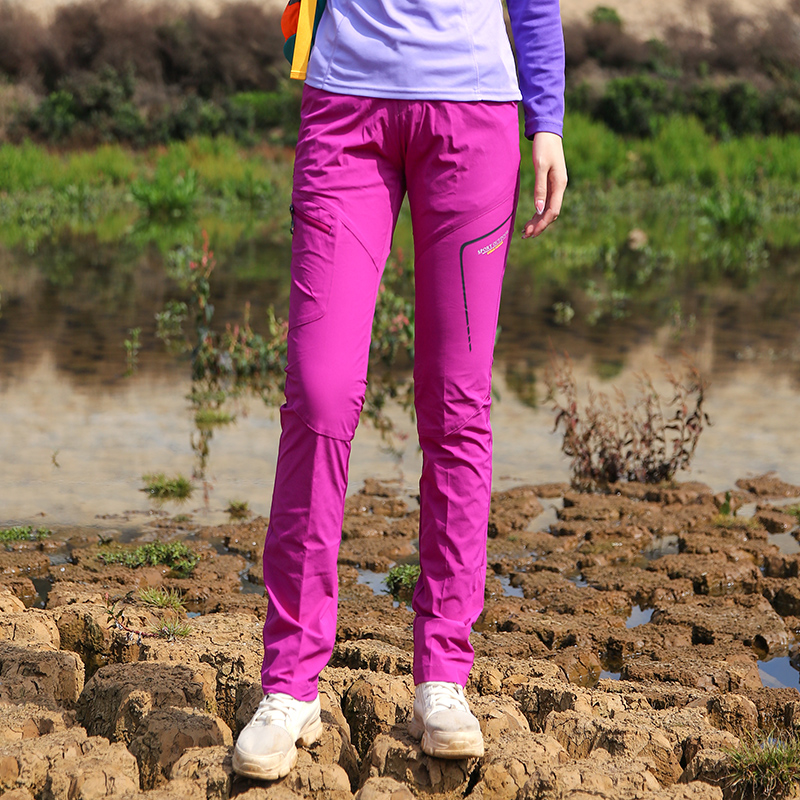 Female Outdoor Speed Dry Pants Summer Thin stretch punching pants hiking Hiking Fishing Long Pants Suction sweat Breathable Quick Dry Pants-Taobao