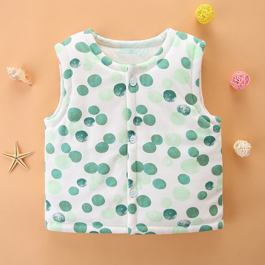 Children waistcoat Waistcoat Pure Cotton Autumn Winter Thickened baby vest Men and women Baby waistcoat Waistcoat Outside small waistcoat