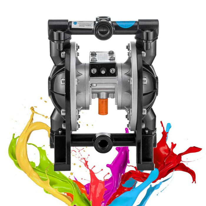 Lingliang Taiwan pneumatic double diaphragm pump A-15 bare pump A-15B large suction ink pumping glue paint paint pump