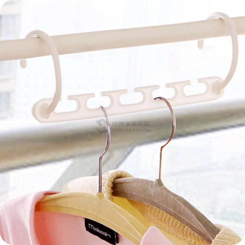 1pc Plastic Clothes Hanger Wardrobe Storage Rack for Closet
