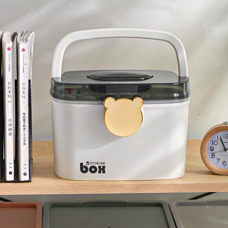 Senmiwei home first aid kit family small medicine box cute large-capacity medicine box medicine full storage box