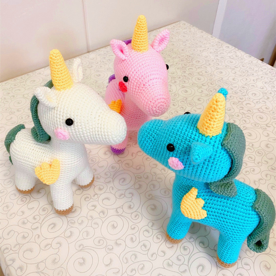 rlk handmade diy doll material package milk cotton wool doll crochet hand-made cartoon Net Red Rabbit men and women