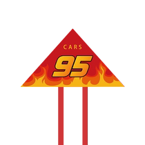 New Kite 2024 Lightning McQueen Logo Cars Beginners Simple Reel Kite