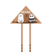 Kite Shandong Weifang We Bare Bears Three Bears Childrens Novice Simple Reel Handheld Breeze Easy-Fly Kite