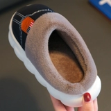 Детские полиуретановые утепленные тапочки подходит для мужчин и женщин для влюбленных, семейный стиль, мягкая подошва