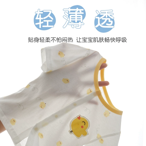 Детский летний тонкий комбинезон, хлопковый раздельный комплект, летняя летняя одежда, 12 мес., короткий рукав