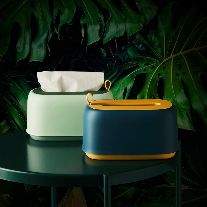 Paper towel box Living room Extraction toilet paper Home Napkin Hanging Wall Style Light Lavish Creativity Nordic Ins Wind Extraction Toilet Paper Bedroom Cardboard Box