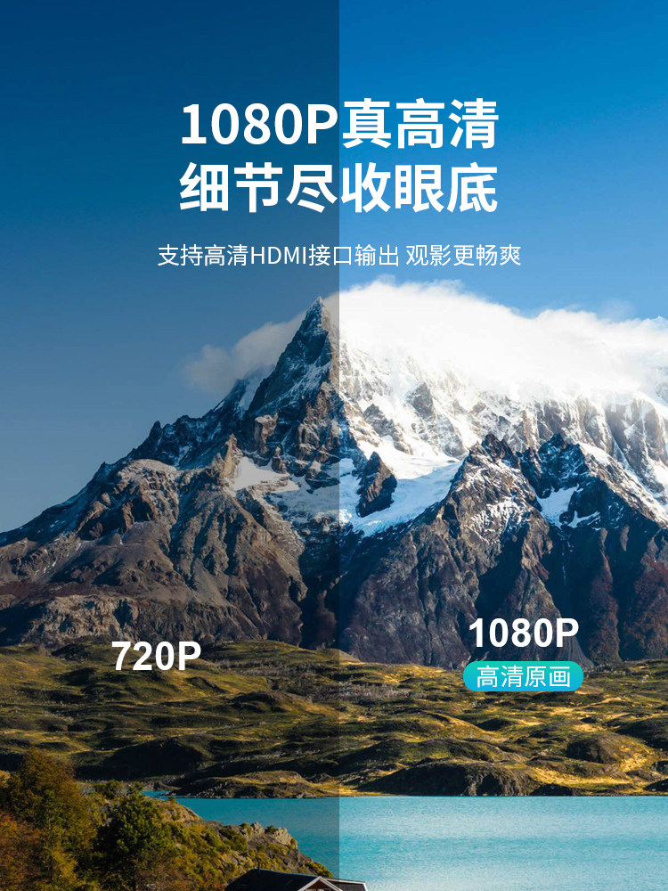 Portable Home High-Definition Dvd Player, All-In-One Disc Player, Vcd Disc Player, Can Be Connected to Tv and Projector