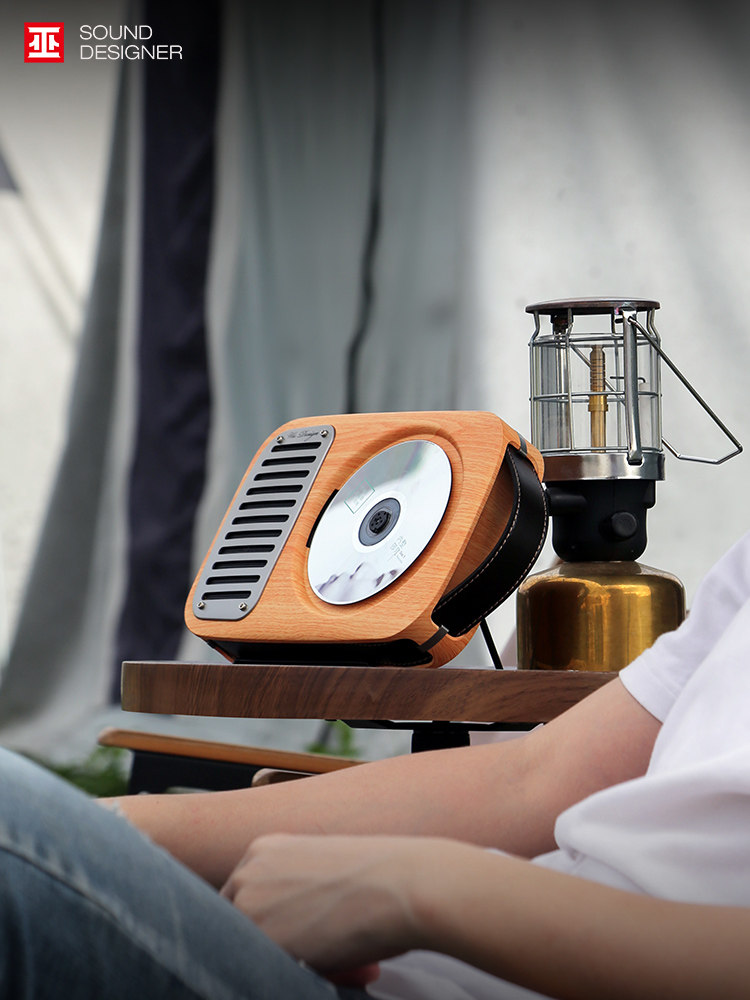 Wu Danqu's Single Life Retro Cd Player Can Play Albums, Vinyl Record Player, Bluetooth Hifi All-In-One High-Quality Sound