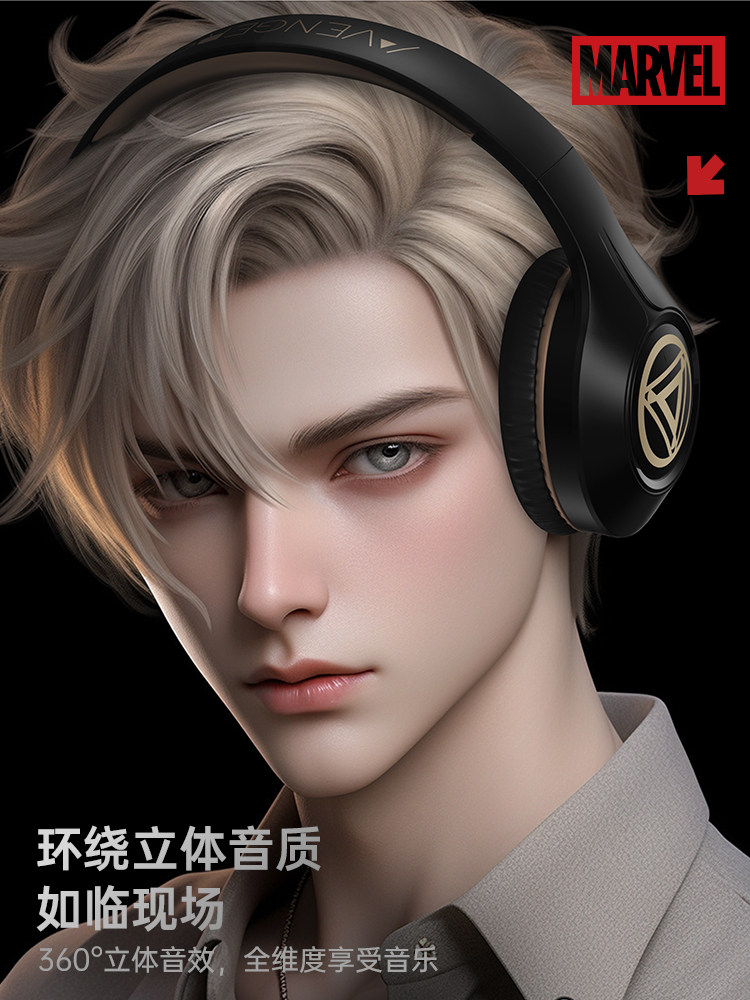 Bluetooth Headset, Over-Ear Type, 2025 New Model, for Boys and Girls, High Appearance Value, Children Can Insert Card to Store Songs, Mp3 All-In-One