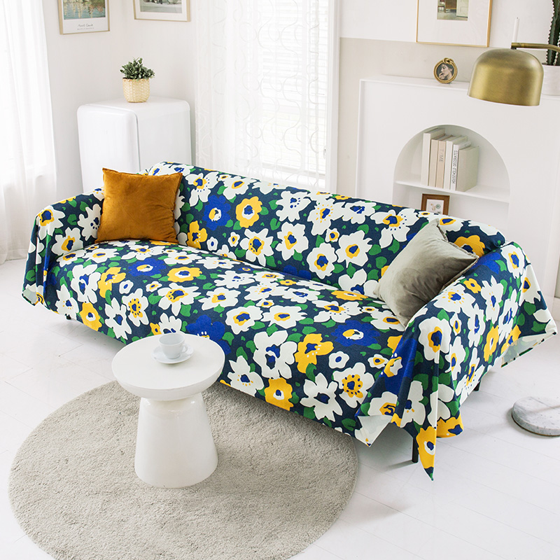 Sofa cushion anti-cat grabbing sofa cover fabric red all-bag sofa towel Guido Composition Four Seasons universal non-slip anti-dust