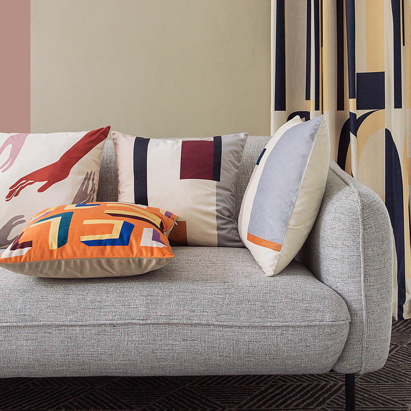 Creative removable sofa cushion cushion cushion cushion waist Wayne living room bed backpack back pad