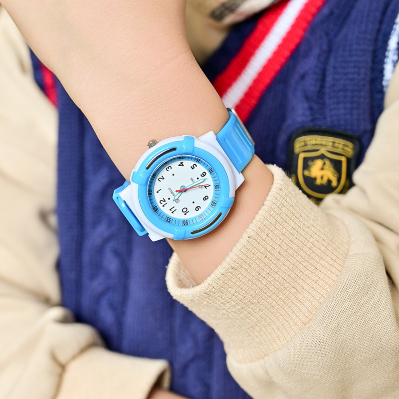Children's watch boy pointer electronic watch waterproof and anti-fall girl girl primary school boy only watch the time boy